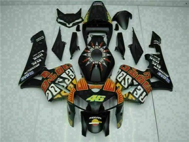 Best 2005-2006 Black Honda CBR600RR Bike Fairings & Bodywork