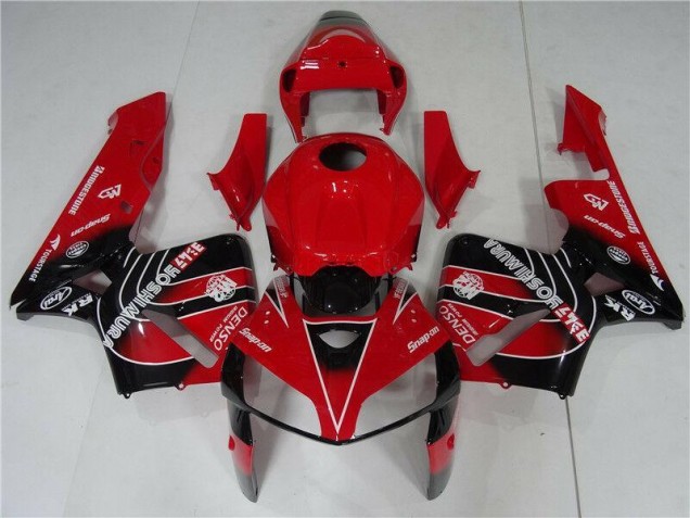 Best 2005-2006 Red Black Honda CBR600RR Motorcycle Fairing Kit Best 2005-2006 Red Black Honda CBR600RR Motorcycle Fairing Kit