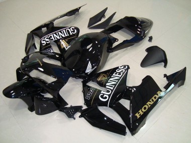 Best 2005-2006 Black Gunness Honda CBR600RR Motorcycle Fairing Kit