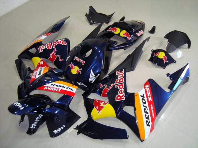 Best 2005-2006 Dark Blue Red Bull Repsol Honda CBR600RR Motorcycle Fairings Kits Best 2005-2006 Dark Blue Red Bull Repsol Honda CBR600RR Motorcycle Fairings Kits