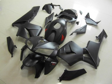 Best 2005-2006 Black Red Honda CBR600RR Replacement Fairings