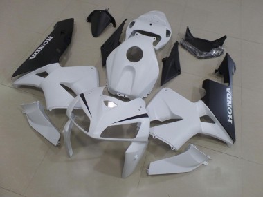 Best 2005-2006 White Black Honda CBR600RR Motorcycle Fairings