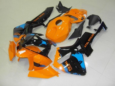 Best 2005-2006 Orange Black Honda CBR600RR Motor Bike Fairings