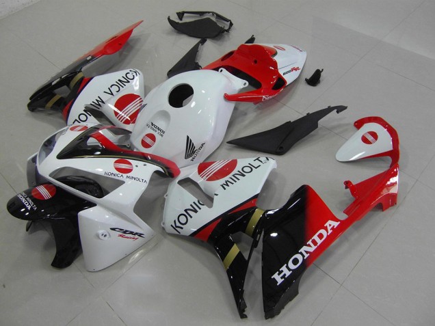 Best 2005-2006 Red Konica Honda CBR600RR Motorbike Fairing Kits Best 2005-2006 Red Konica Honda CBR600RR Motorbike Fairing Kits
