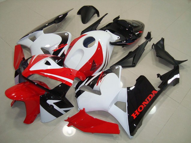 Best 2005-2006 Red White Black Honda CBR600RR Motorcylce Fairings Best 2005-2006 Red White Black Honda CBR600RR Motorcylce Fairings