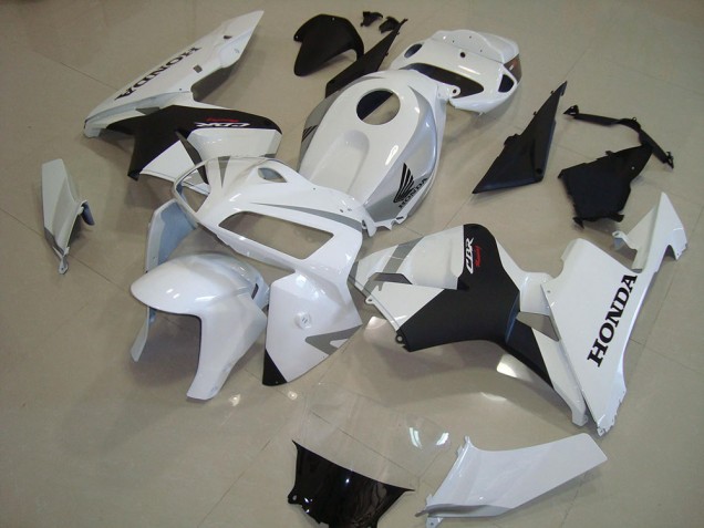 Best 2005-2006 Pearl White Matte Black Honda CBR600RR Motorcycle Fairing Best 2005-2006 Pearl White Matte Black Honda CBR600RR Motorcycle Fairing