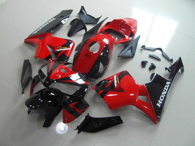 Best 2005-2006 Red Black Honda CBR600RR Motorbike Fairing Best 2005-2006 Red Black Honda CBR600RR Motorbike Fairing