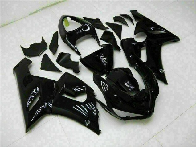 Best 2005-2006 Glossy Black Kawasaki ZX6R Motor Fairings Best 2005-2006 Glossy Black Kawasaki ZX6R Motor Fairings