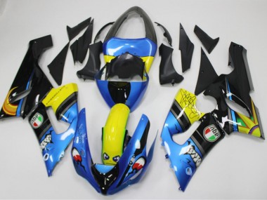 Best 2005-2006 Shark Kawasaki ZX6R Motorbike Fairings