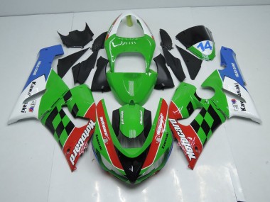 Best 2005-2006 Motocard Kawasaki ZX6R Replacement Fairings
