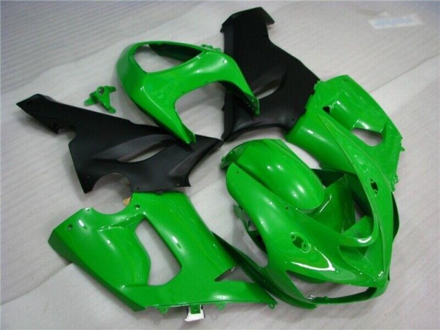 Best 2005-2006 Green Matte Black Kawasaki ZX6R Motorcycle Fairing Best 2005-2006 Green Matte Black Kawasaki ZX6R Motorcycle Fairing