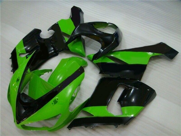 Best 2005-2006 Green Black Kawasaki ZX6R Motorbike Fairing