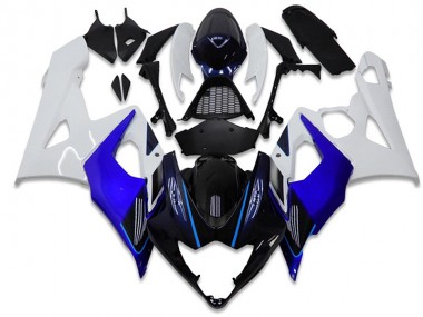 Best 2005-2006 Blue White Suzuki GSXR 1000 Motorcycle Fairing Kits