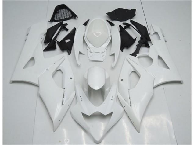 Best 2005-2006 White Suzuki GSXR 1000 Bike Fairings Best 2005-2006 White Suzuki GSXR 1000 Bike Fairings