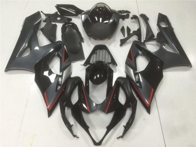Best 2005-2006 Black Grey Suzuki GSXR 1000 Moto Fairings Best 2005-2006 Black Grey Suzuki GSXR 1000 Moto Fairings