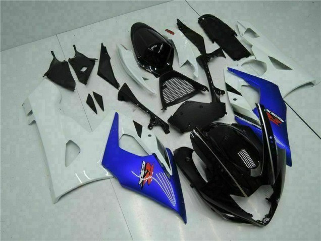 Best 2005-2006 Blue White Suzuki GSXR 1000 Motorcycle Bodywork Best 2005-2006 Blue White Suzuki GSXR 1000 Motorcycle Bodywork
