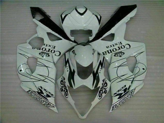 Best 2005-2006 White Suzuki GSXR 1000 Motorbike Fairing Kits Best 2005-2006 White Suzuki GSXR 1000 Motorbike Fairing Kits