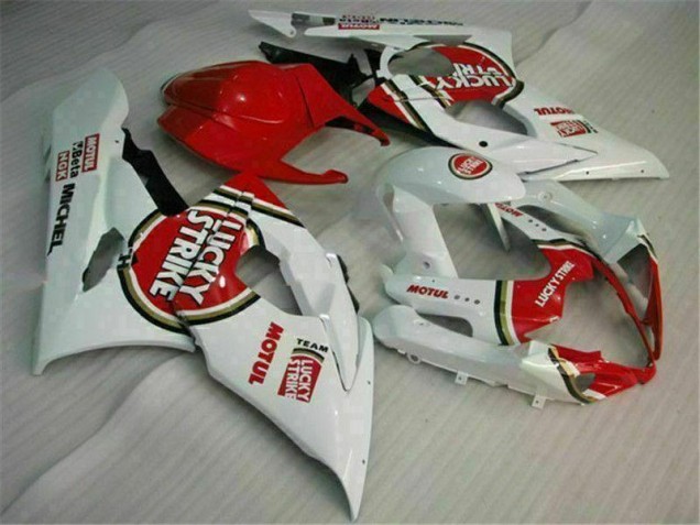 Best 2005-2006 Red White Suzuki GSXR 1000 Motorcycle Replacement Fairings Best 2005-2006 Red White Suzuki GSXR 1000 Motorcycle Replacement Fairings