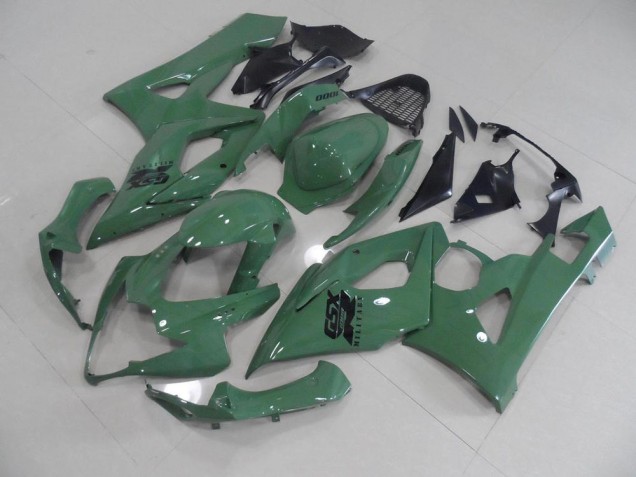 Best 2005-2006 Glossy Army Green Suzuki GSXR 1000 Motorcycle Fairing Best 2005-2006 Glossy Army Green Suzuki GSXR 1000 Motorcycle Fairing
