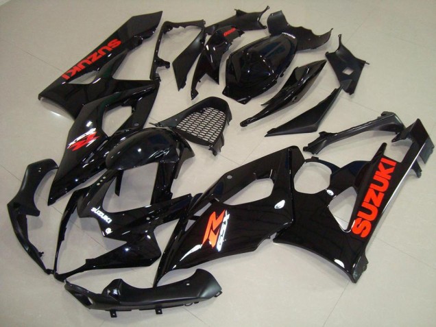 Best 2005-2006 Glossy Black Red Sticker Suzuki GSXR 1000 Bike Fairing Best 2005-2006 Glossy Black Red Sticker Suzuki GSXR 1000 Bike Fairing