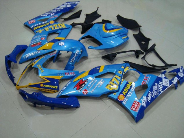 Best 2005-2006 Light Blue Rizzla Suzuki GSXR 1000 Motor Bike Fairings Best 2005-2006 Light Blue Rizzla Suzuki GSXR 1000 Motor Bike Fairings