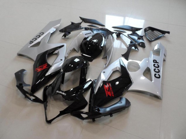 Best 2005-2006 Silver Black Suzuki GSXR 1000 Moto Fairings Best 2005-2006 Silver Black Suzuki GSXR 1000 Moto Fairings