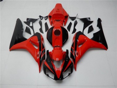 Best 2006-2007 Red Black Honda CBR1000RR Motorbike Fairing