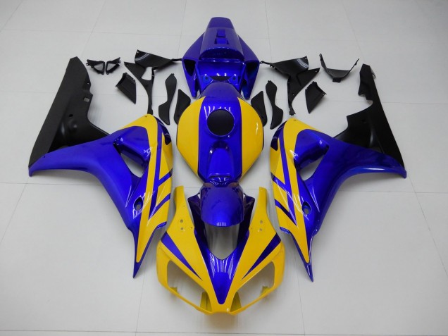 Best 2006-2007 Yellow Blue Honda CBR1000RR Replacement Motorcycle Fairings Best 2006-2007 Yellow Blue Honda CBR1000RR Replacement Motorcycle Fairings