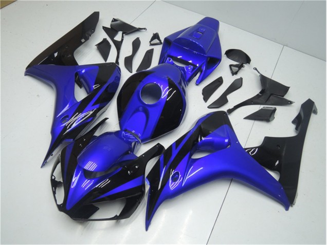 Best 2006-2007 Blue Black Honda CBR1000RR Moto Fairings