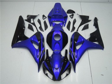 Best 2006-2007 Blue Black Honda CBR1000RR Moto Fairings