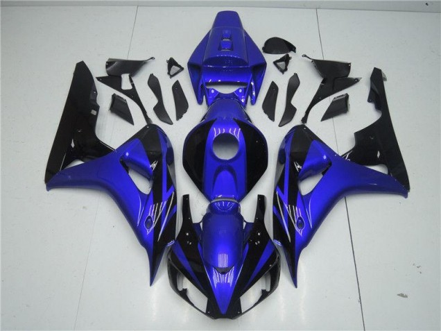 Best 2006-2007 Blue Black Honda CBR1000RR Moto Fairings