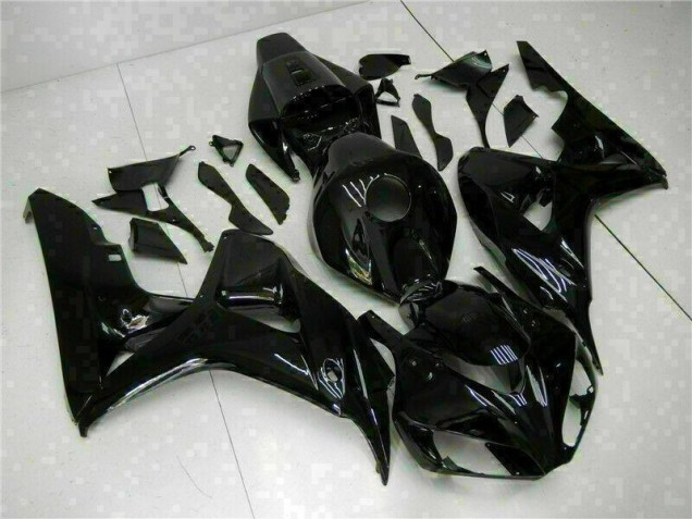 Best 2006-2007 Glossy Black Honda CBR1000RR Bike Fairing Best 2006-2007 Glossy Black Honda CBR1000RR Bike Fairing