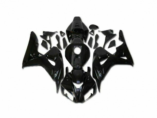Best 2006-2007 Glossy Black Honda CBR1000RR Bike Fairing Best 2006-2007 Glossy Black Honda CBR1000RR Bike Fairing