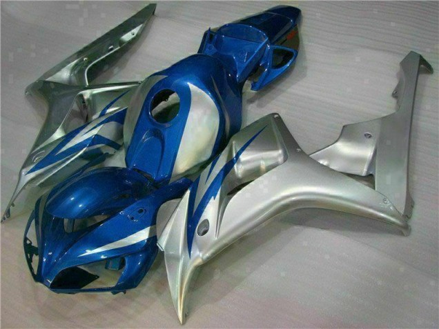 Best 2006-2007 Blue Silver Honda CBR1000RR Motorcycle Fairings Kits Best 2006-2007 Blue Silver Honda CBR1000RR Motorcycle Fairings Kits