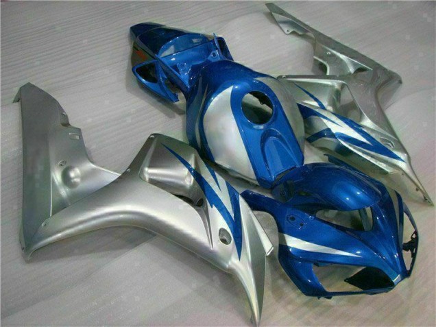 Best 2006-2007 Blue Silver Honda CBR1000RR Motorcycle Fairings Kits Best 2006-2007 Blue Silver Honda CBR1000RR Motorcycle Fairings Kits
