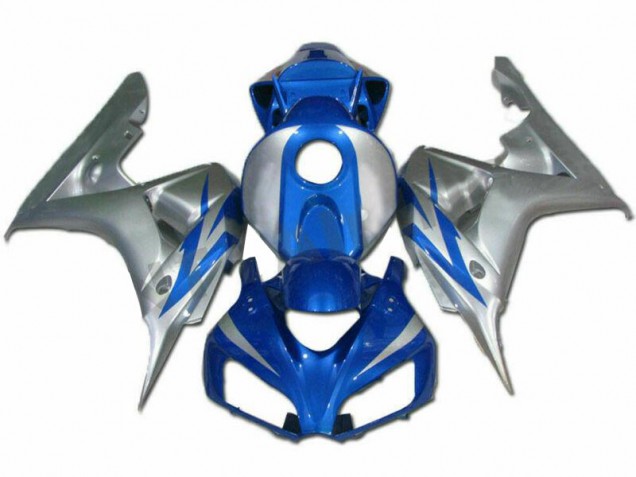 Best 2006-2007 Blue Silver Honda CBR1000RR Motorcycle Fairings Kits Best 2006-2007 Blue Silver Honda CBR1000RR Motorcycle Fairings Kits