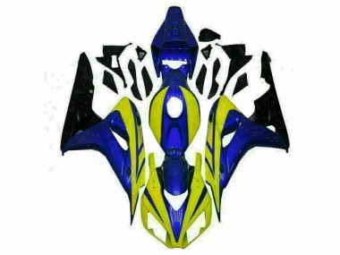 Best 2006-2007 Blue Yellow Honda CBR1000RR Motorcycle Replacement Fairings
