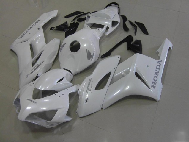 Best 2006-2007 White with Silver Decals Honda CBR1000RR Bike Fairings Best 2006-2007 White with Silver Decals Honda CBR1000RR Bike Fairings