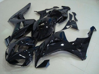 Best 2006-2007 Glossy Black Honda CBR1000RR Bike Fairings