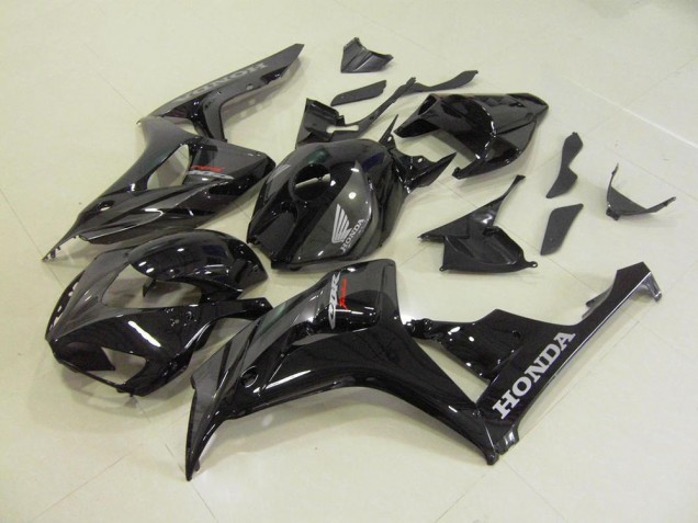 Best 2006-2007 Black Silver Honda CBR1000RR Motorcyle Fairings
