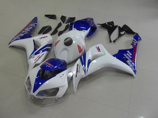 Best 2006-2007 Pearl White Blue Honda CBR1000RR Motorcycle Fairings Kits Best 2006-2007 Pearl White Blue Honda CBR1000RR Motorcycle Fairings Kits