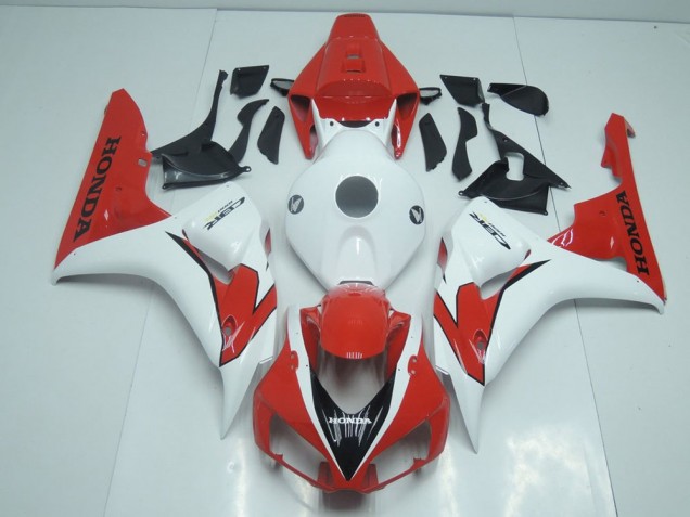 Best 2006-2007 Orange Red and White Honda CBR1000RR Moto Fairings Best 2006-2007 Orange Red and White Honda CBR1000RR Moto Fairings
