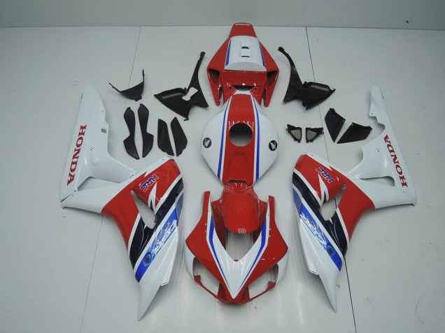 Best 2006-2007 Red White Blue HRC Honda CBR1000RR Motorcycle Replacement Fairings Best 2006-2007 Red White Blue HRC Honda CBR1000RR Motorcycle Replacement Fairings