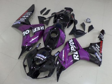 Best 2006-2007 Purple Repsol Honda CBR1000RR Motorcyle Fairings