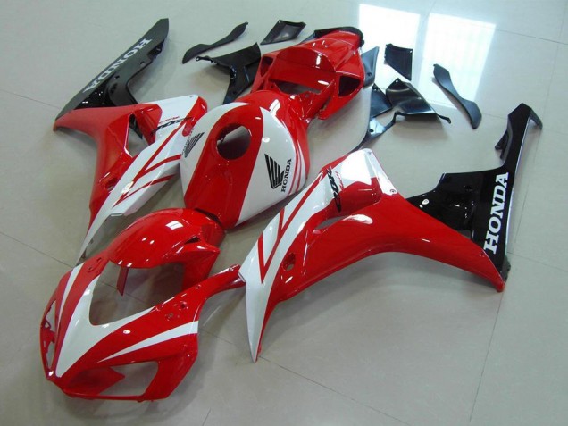 Best 2006-2007 Red White Honda CBR1000RR Motorcycle Fairing Kits Best 2006-2007 Red White Honda CBR1000RR Motorcycle Fairing Kits