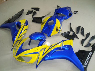 Best 2006-2007 Yellow Blue Black Honda CBR1000RR Moto Fairings