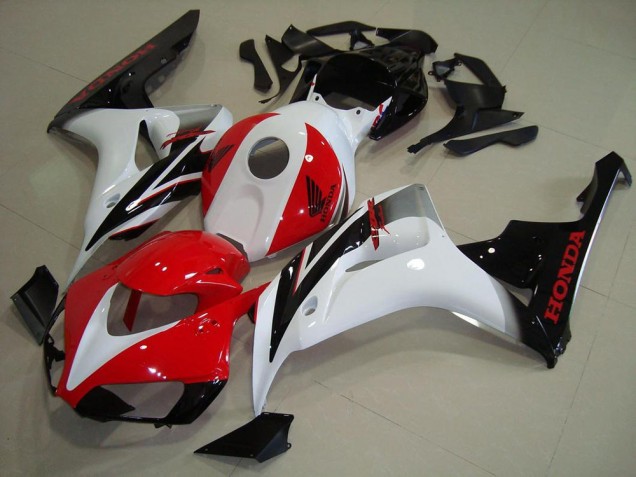 Best 2006-2007 Red White Black Honda CBR1000RR Motorcycle Replacement Fairings Best 2006-2007 Red White Black Honda CBR1000RR Motorcycle Replacement Fairings