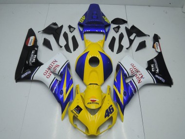 Best 2006-2007 Yellow Nastro Honda CBR1000RR Motorcycle Fairings Kit