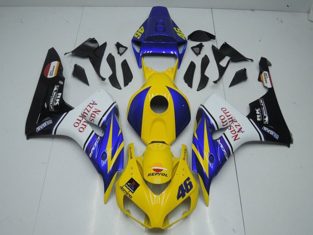 Best 2006-2007 Yellow Nastro Honda CBR1000RR Motorcycle Fairings Kit Best 2006-2007 Yellow Nastro Honda CBR1000RR Motorcycle Fairings Kit