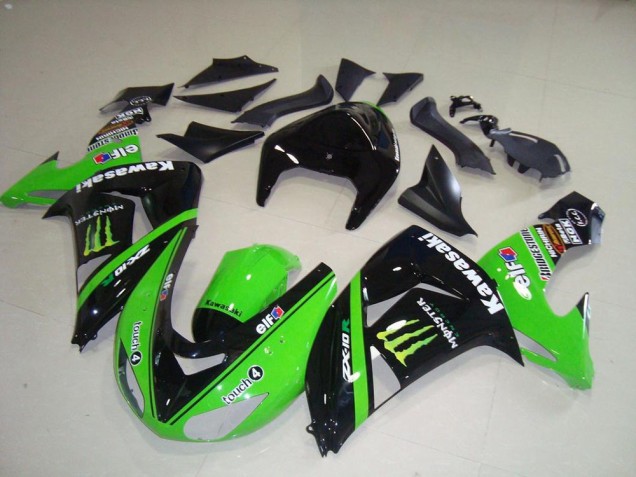 Best 2006-2007 Green Monster Kawasaki ZX10R Motor Fairings Best 2006-2007 Green Monster Kawasaki ZX10R Motor Fairings